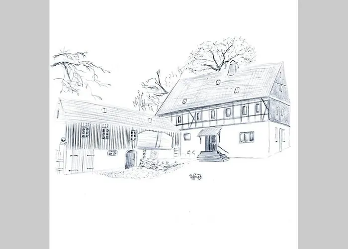 Mothsgut - moderne Ferienwohnung auf dem Bauernhof im Erzgebirge